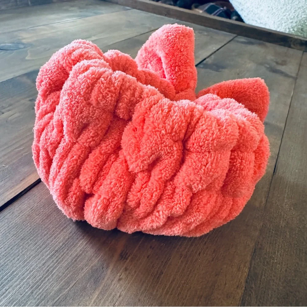 Sleeke coral hair wrap headband